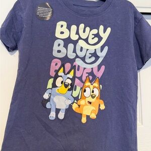 Bluey Kids Short Sleeve Tee - Blue NEW